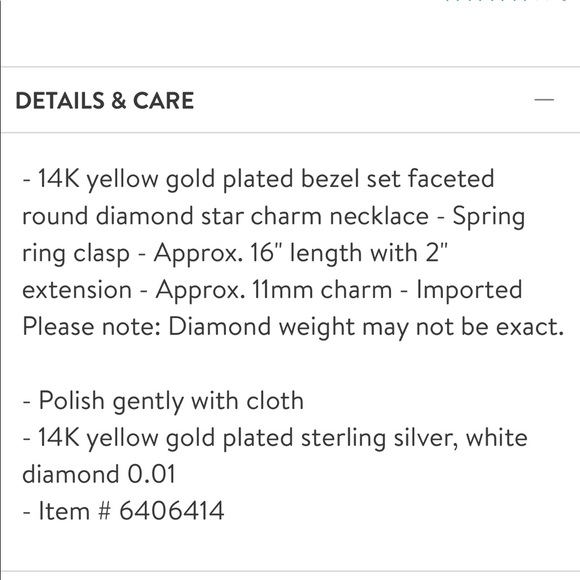 NEW 14k Gold plated Necklace with REAL diamond accent💎 - Picture 14 of 15